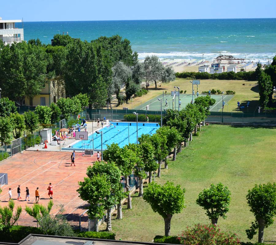 Vista panoramica del Villaggio San Pellegrino