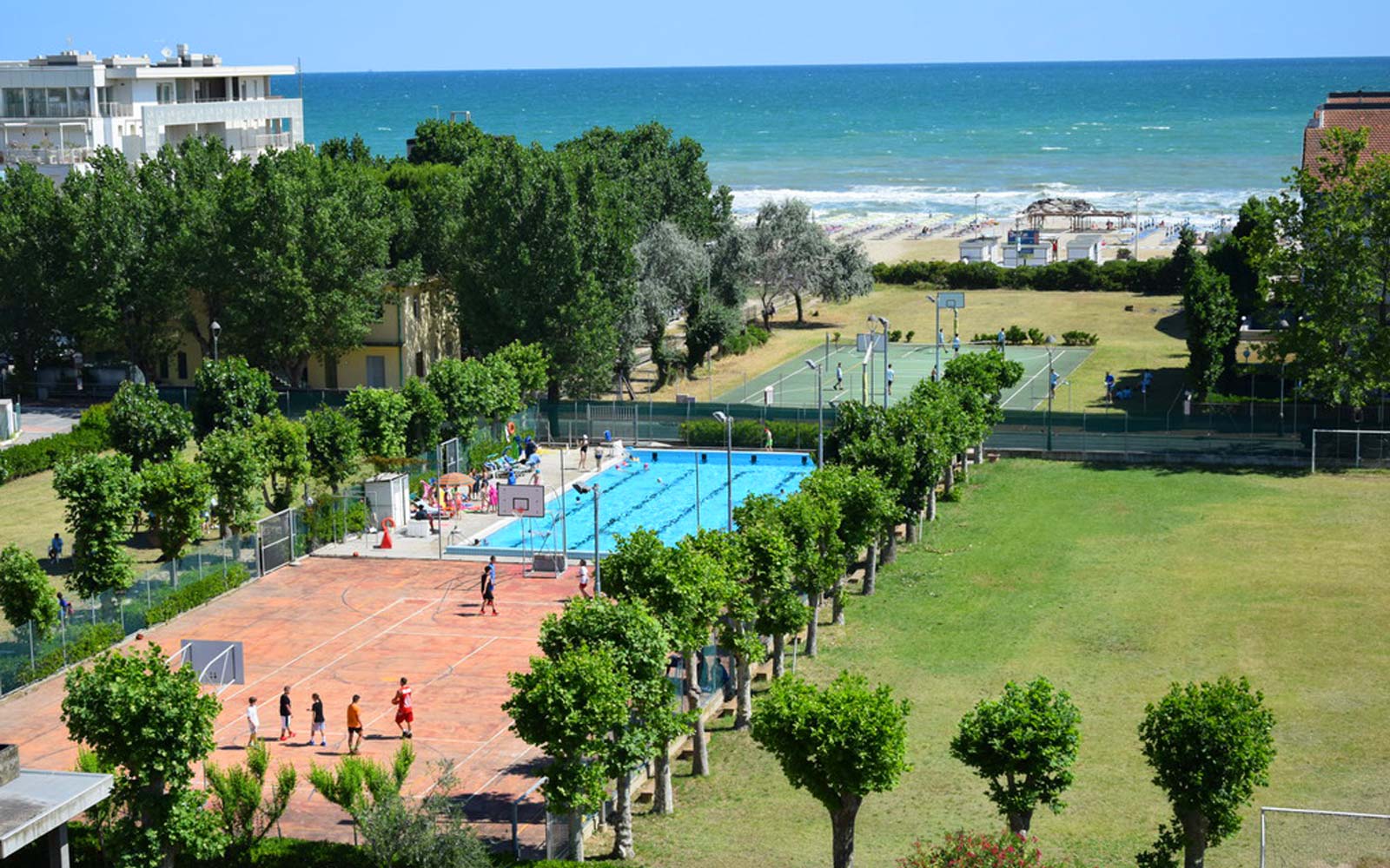 Vista panoramica del Villaggio San Pellegrino