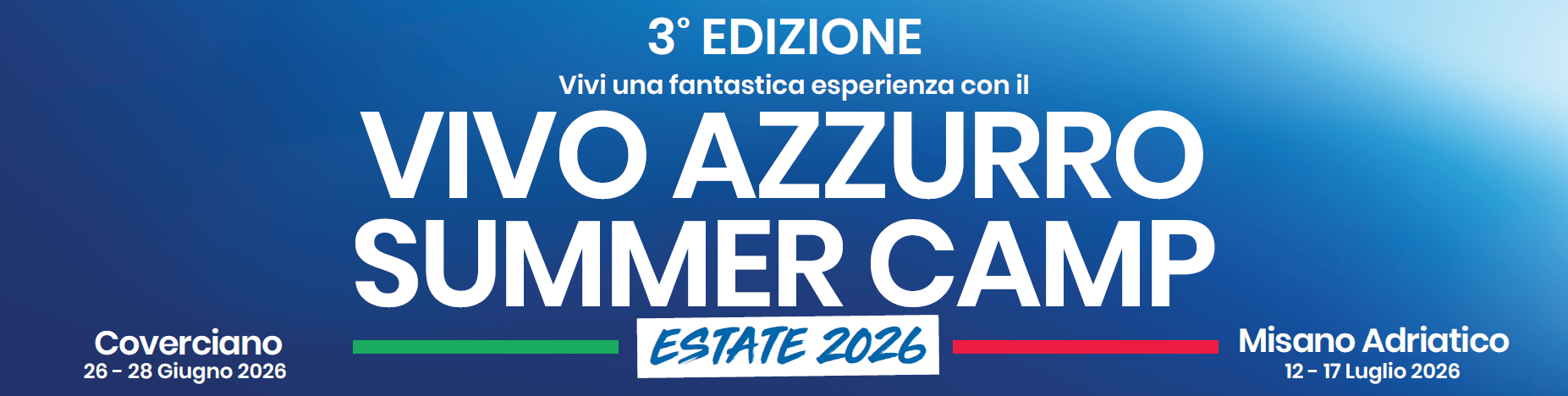 3° EDIZIONE VIVO AZZURRO SUMMER CAMP