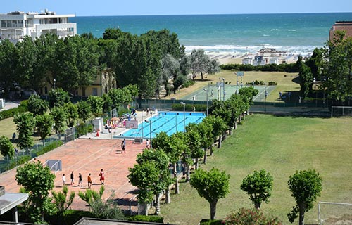 Panoramica dei campi a disposizione